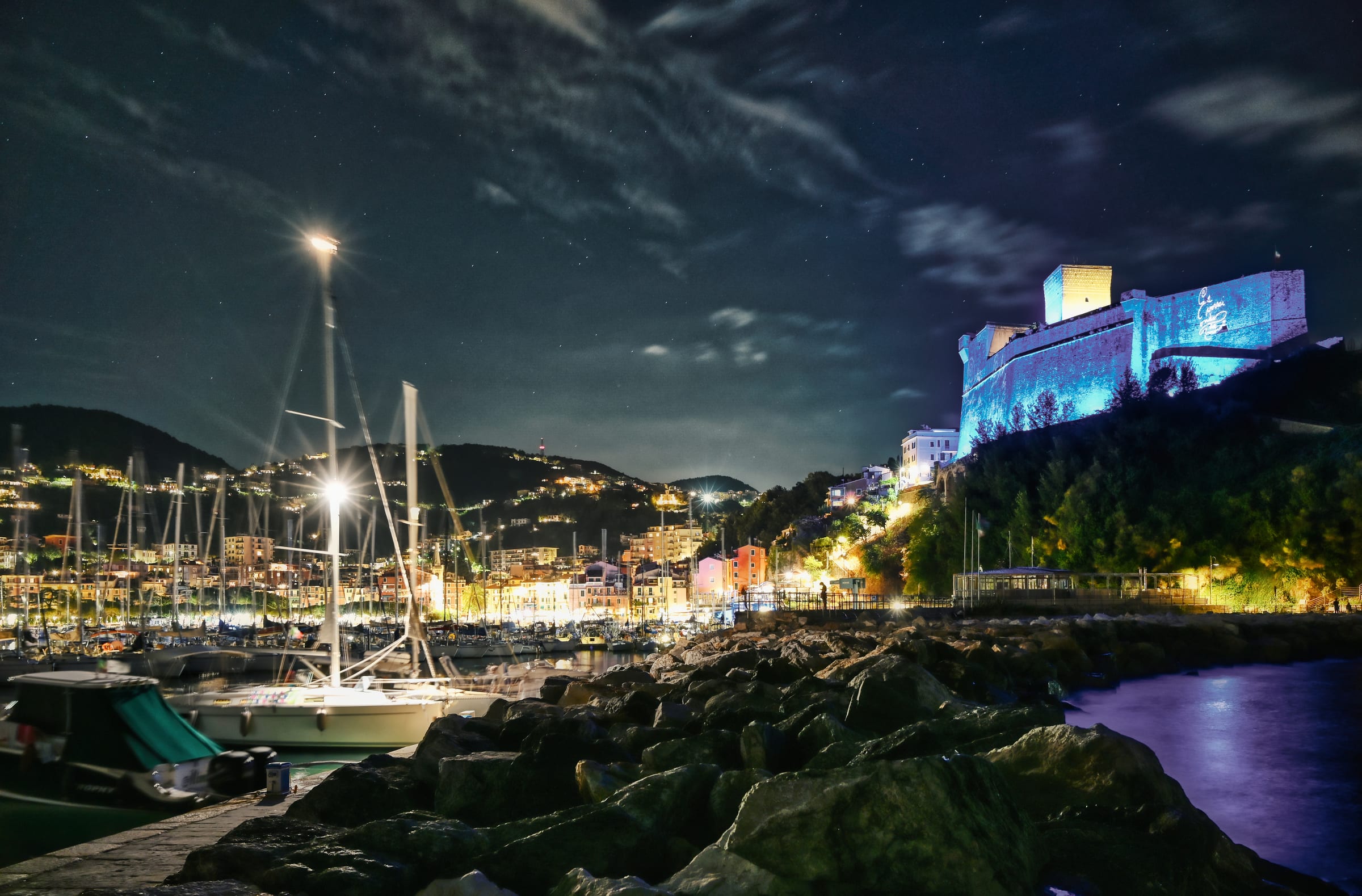 Vista di Lerici e del Golfo dei Poeti