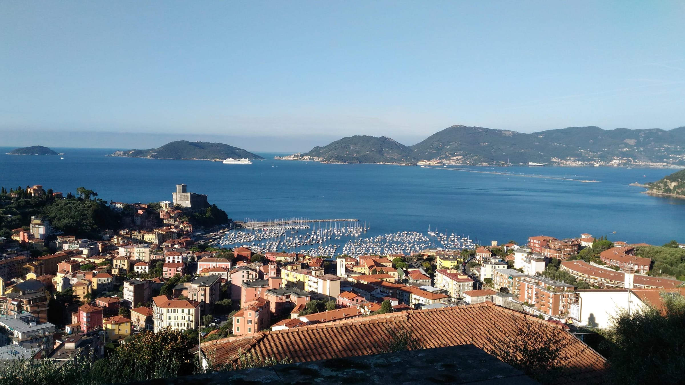 Vue de Lerici et du Golfe des Poètes